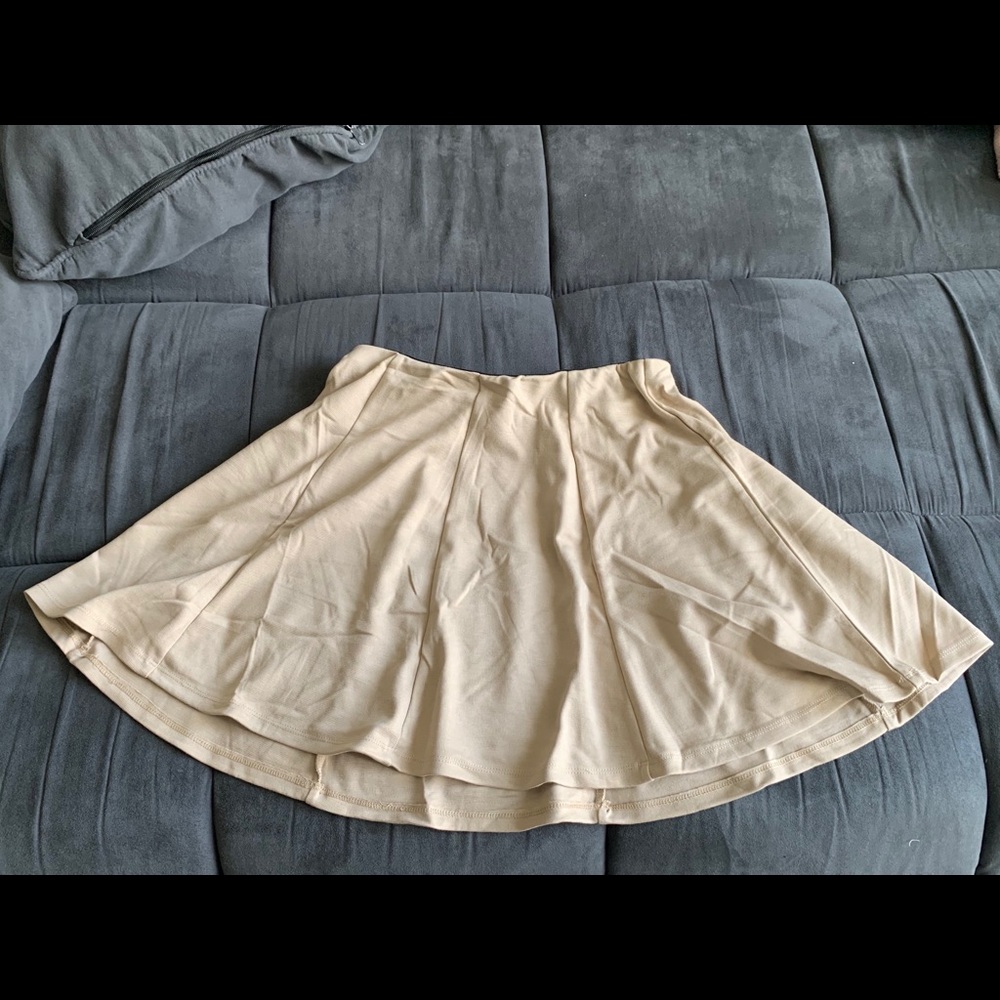 Sunday fun day skirt -Taupe